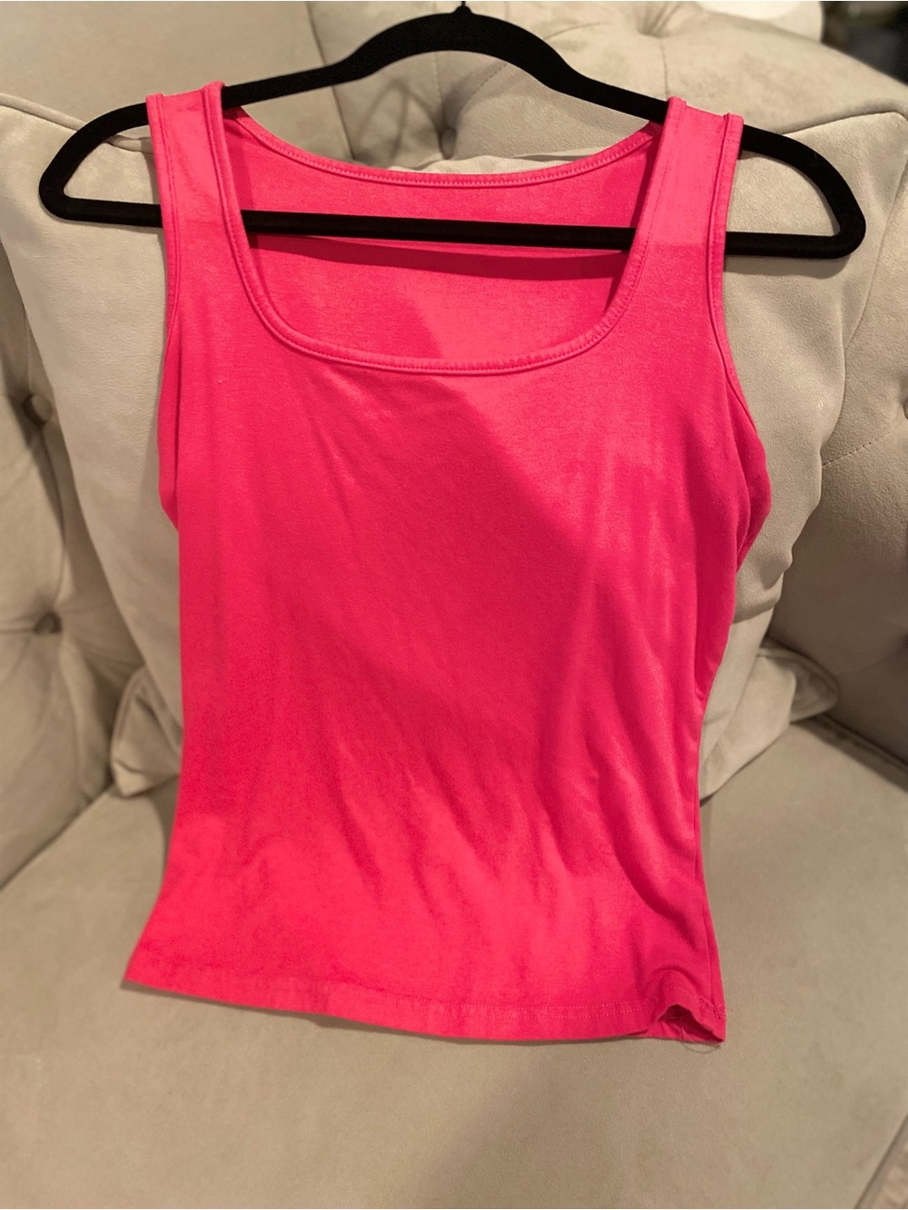 Classic Women's Tank Top - Hot Pink size medium
